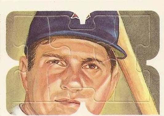 Vintage Donruss Carl Yastrzemski puzzle featuring a player in a cap with original gloss