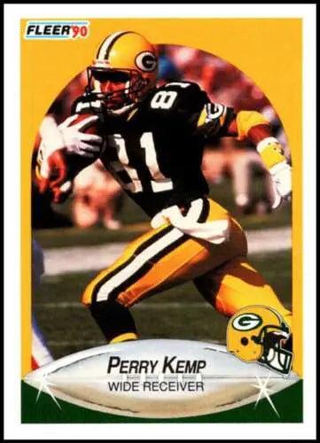 1990 Fleer #174 Perry Kemp NM-MT Packers card features original gloss and action shot