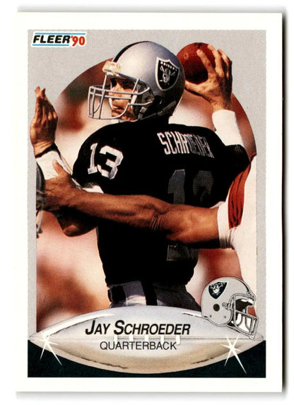 1990 Fleer #259 Jay Schroeder - Trading Card