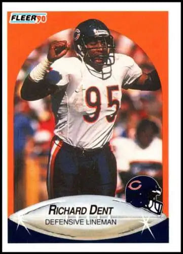 1990 Fleer #291 Richard Dent NM-MT card with original gloss, valued for collectors