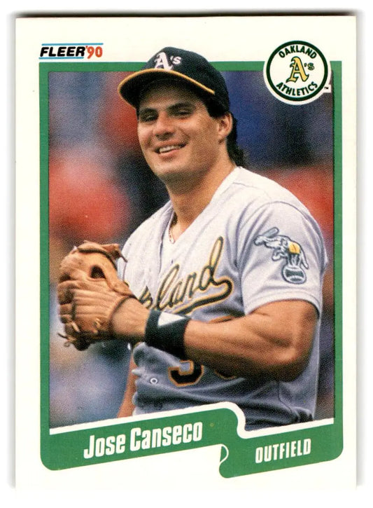 1990 Fleer #3b Jose Canseco - Collectible Trading Card