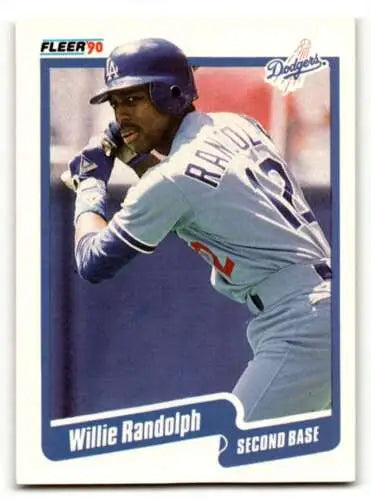 Original gloss Willie Randolph baseball card from the Los Angeles Dodgers