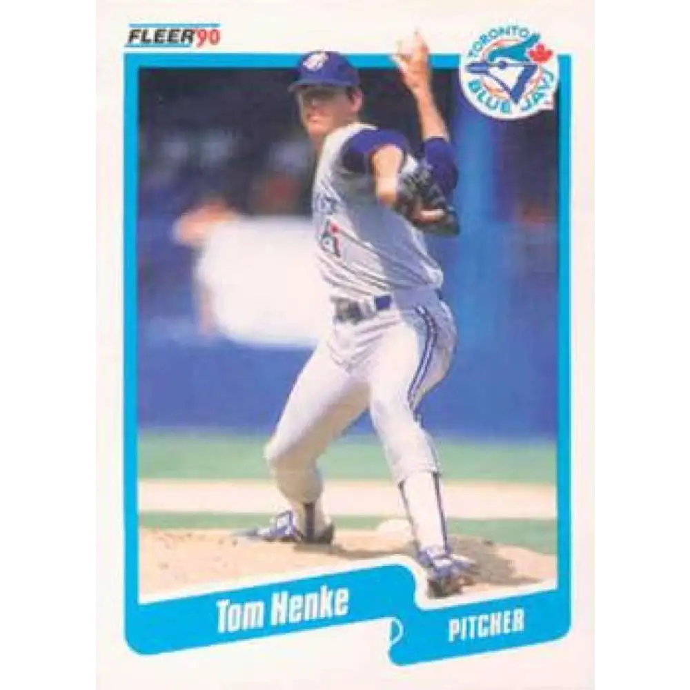 1990 Fleer #84 Tom Henke NM-MT Toronto Blue Jays Baseball Card