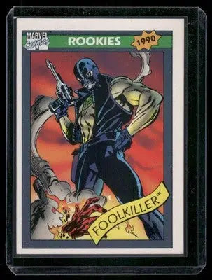 Collectible Impel Marvel Rookies Foolkiller trading card from Marvel Rookies Foolkiller series