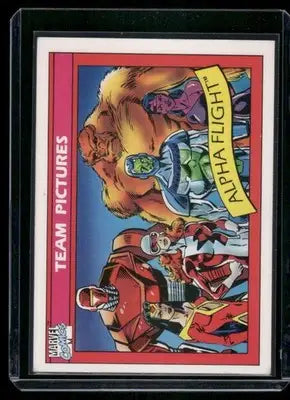 Marvel Comics Alpha Flight trading card from 1990 Impel Marvel Universe Alpha Flight #148