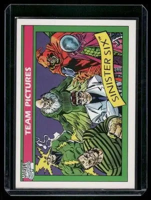Impell Marvel Universe Sinister Six trading card from 1990 Marvel Universe Series 1