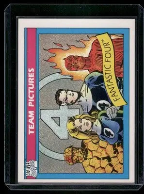 Marvel Comics Fantastic Four trading card in protective sleeve from 1990 Marvel Comics #137