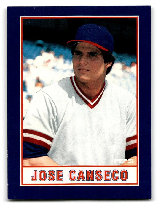 1990 Pepsi Jose Canseco #10 Jose Canseco - Trading Card
