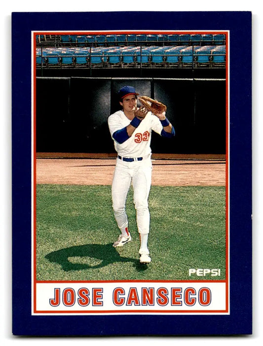1990 Pepsi Jose Canseco #3 Jose Canseco - Trading Cards