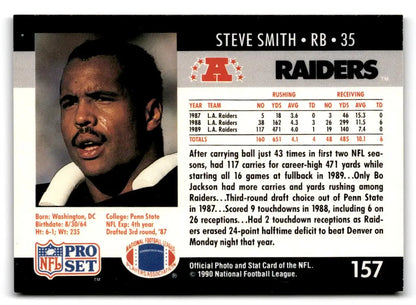 1990 Pro Set #157 Steve Smith - Trading Card