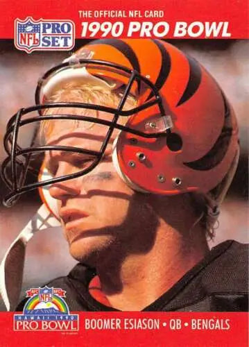 1990 Pro Set #341 Boomer Esiason football card with original gloss from Bengals