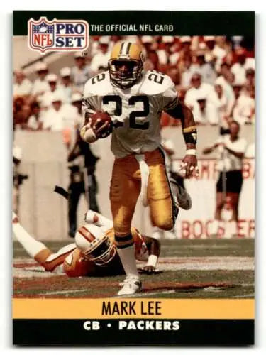 Mark Lee Green Bay Packers football card featuring original gloss and EX/NM condition
