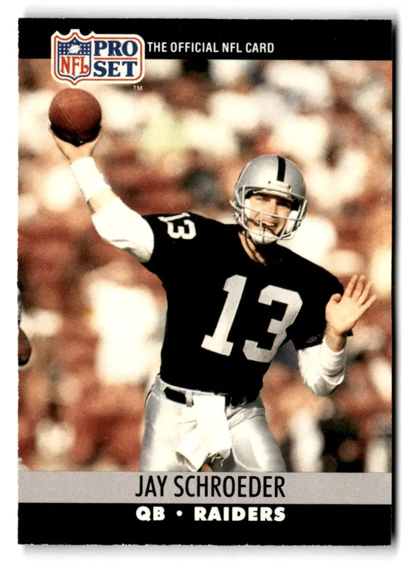 1990 Pro Set #548 Jay Schroeder - Trading Cards