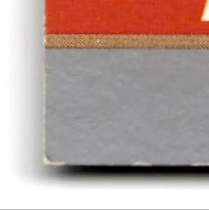 Multi-layered material showing red, brown, and gray layers in 1990 Pro Set Jerry Rice Super Bowl MVP collectibles