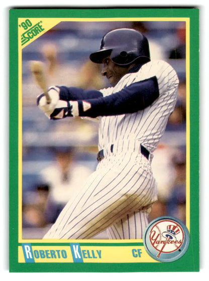 1990 Score #100 Roberto Kelly NM-MT Yankees ID:70080 - Trading Cards
