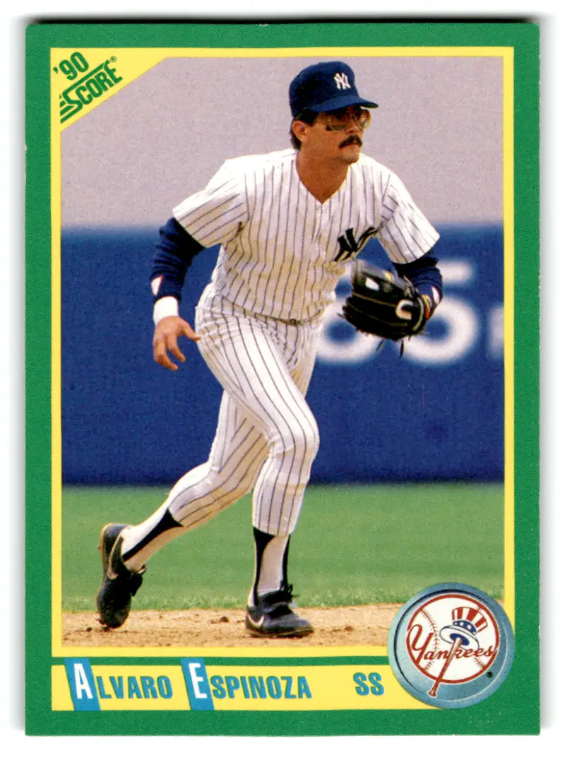 1990 Score #101 Alvaro Espinoza NM-MT Yankees ID:70051 - Trading Cards