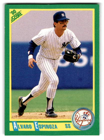 1990 Score #101 Alvaro Espinoza NM-MT Yankees ID:70051 - Trading Cards