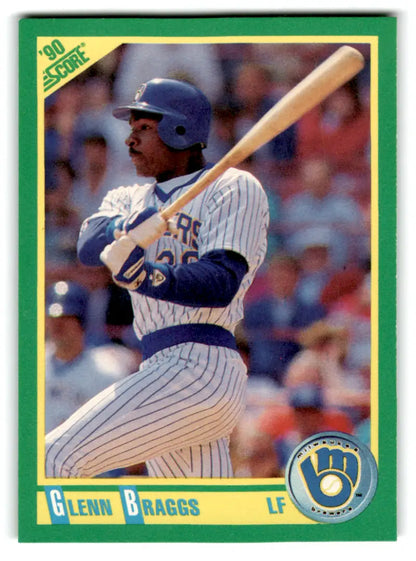 1990 Score #105 Glenn Braggs NM-MT Brewers ID:70071 - Trading Cards