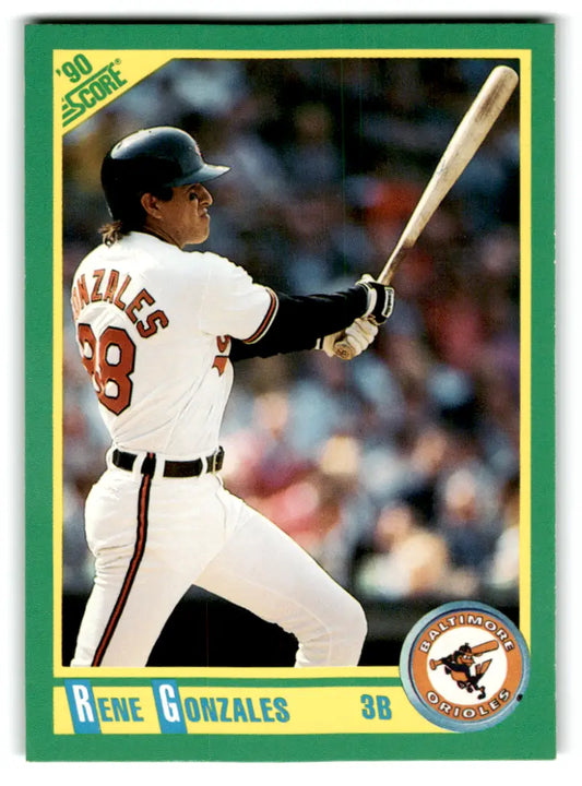 1990 Score #118 Rene Gonzales NM-MT Orioles ID:70054 - Trading Cards