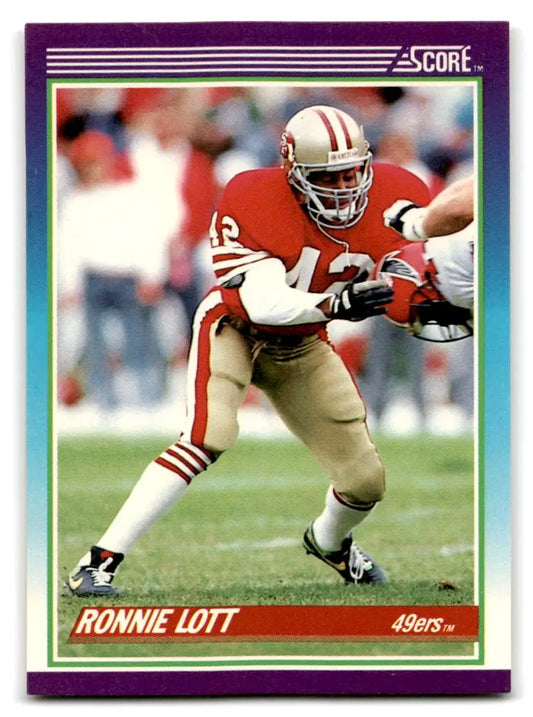 1990 Score #170 Ronnie Lott - Trading Card