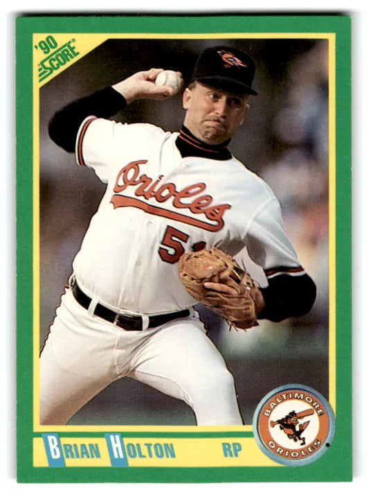 1990 Score #177 Brian Holton NM-MT Orioles ID:70061 - Trading Cards