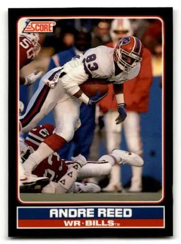 1990 Score #18 Andre Reed Buffalo Bills Football Card with original gloss perfect condition