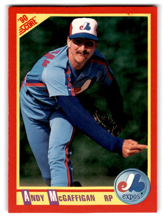 1990 Score #224 Andy McGaffigan NM-MT Expos ID:70041 - Trading Cards