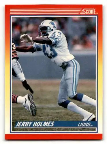 1990 Score #242 Jerry Holmes Detroit Lions Football Card in original gloss condition