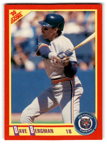 1990 Score #254 Dave Bergman NM-MT Tigers ID:70049 - Trading Cards