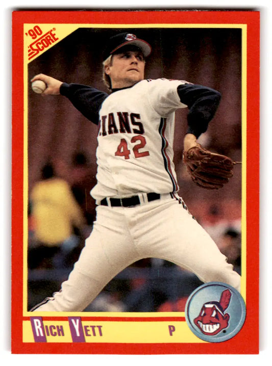 1990 Score #274 Rich Yett NM-MT Indians ID:70064 - Trading Cards