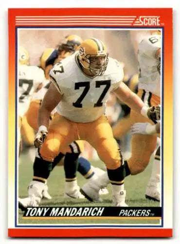 Tony Mandarich Green Bay Packers football card featuring original gloss finish