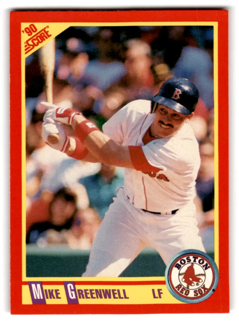 1990 Score #345 Mike Greenwell NM-MT Red Sox ID:70082 - Trading Cards