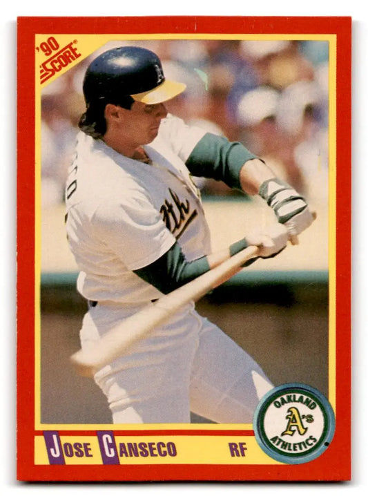 1990 Score #375 Jose Canseco - Trading Card