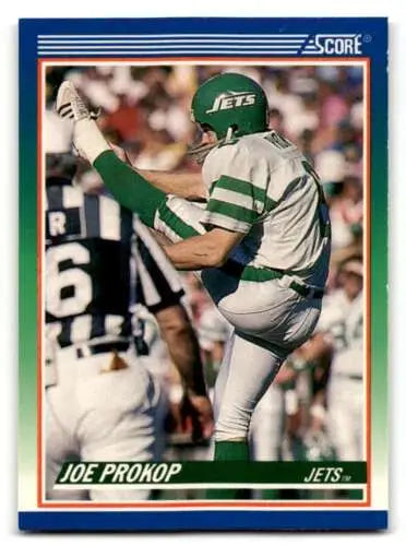 1990 Score #416 Joe Prokop New York Jets Football Card with original gloss finish