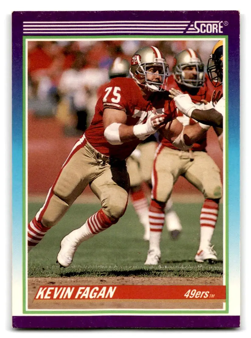 1990 Score #448 Kevin Fagan - Trading Card