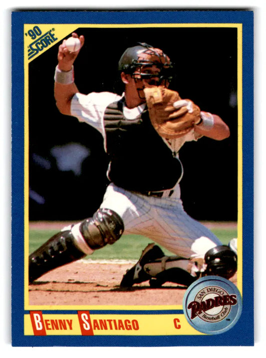 1990 Score #454 Benito Santiago NM-MT Padres ID:70077 - Trading Cards