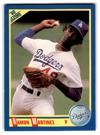 1990 Score #461 Ramon Martinez NM-MT Dodgers ID:70079 - Trading Cards
