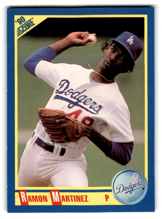 1990 Score #461 Ramon Martinez NM-MT Dodgers ID:70079 - Trading Cards