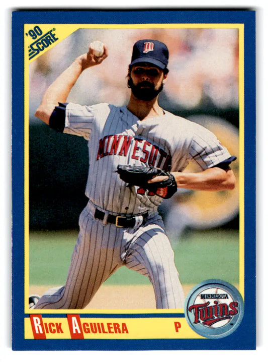 1990 Score #519 Rick Aguilera NM-MT Twins ID:70042 - Trading Cards