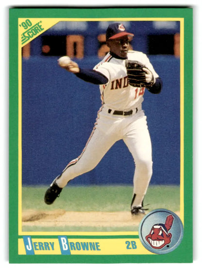 1990 Score #52 Jerry Browne NM-MT Indians ID:70063 - Trading Cards