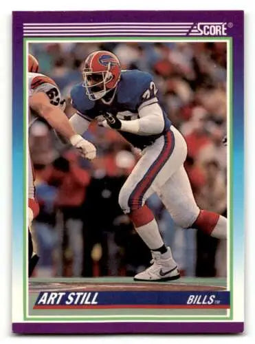 Art Still Buffalo Bills football card featuring original gloss in excellent condition