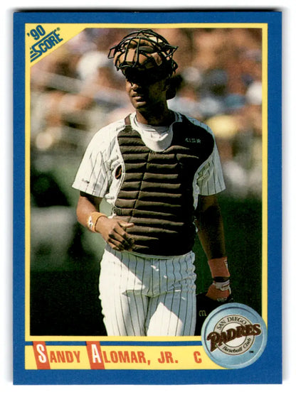 1990 Score #577 Sandy Alomar Jr. NM-MT Padres ID:70066 - Trading Cards