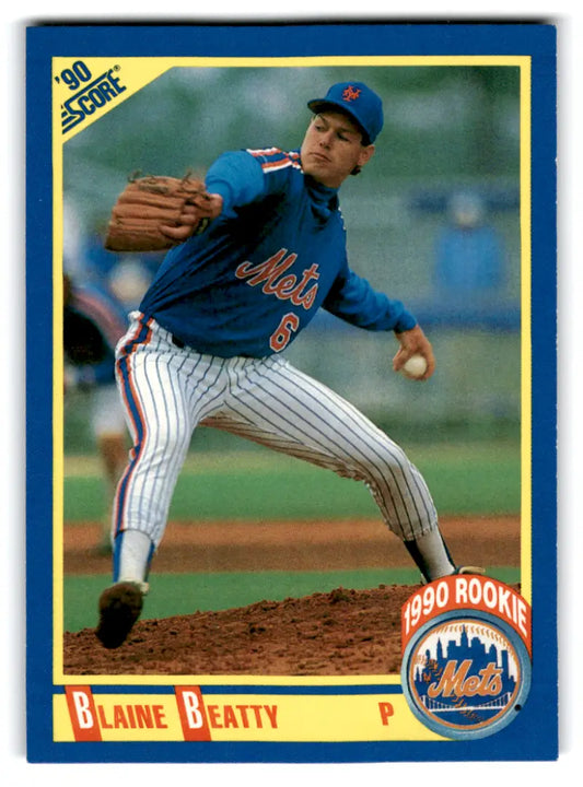 1990 Score #632 Blaine Beatty NM-MT RC Rookie Mets ID:70076 - Trading Cards