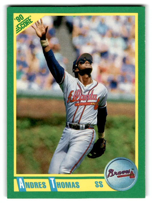 1990 Score #99 Andres Thomas NM-MT Braves ID:70058 - Trading Cards