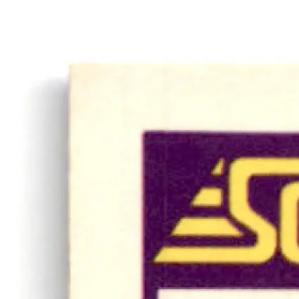 Partial view of a vintage Sega game box featuring 1990 Score Football Jerry Rice San Francisco 49ers