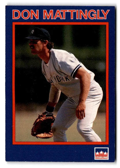 1990 Starline Long John Silver #28 Don Mattingly baseball card collectible image