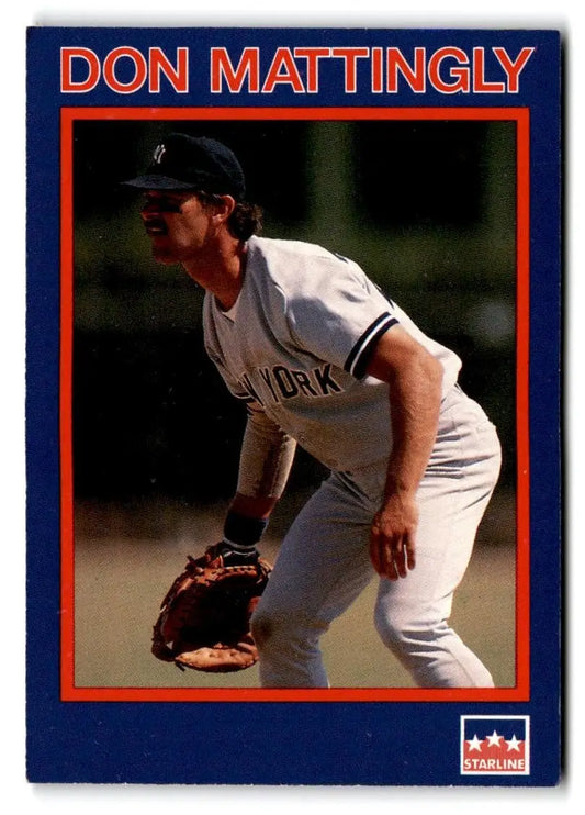 1990 Starline Long John Silver #28 Don Mattingly baseball card collectible image