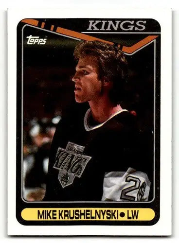1990 Topps #167 Mike Krushelnyski Los Angeles Kings Hockey Cards EX/ ID:55517 - Hockey Cards