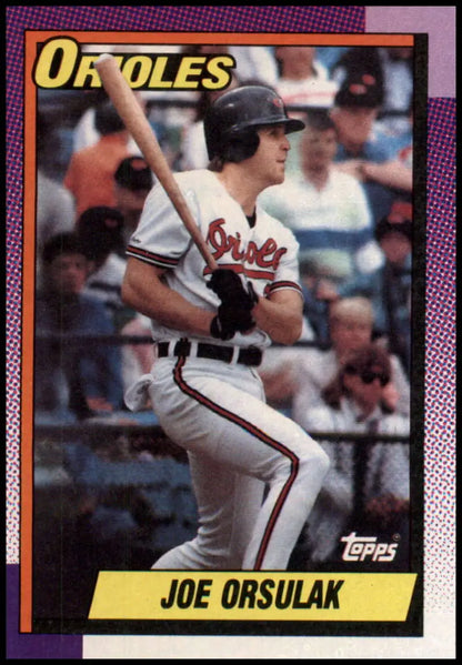 1986 Topps Baseball Card of Joe Orsulak in White Home Uniform for Baltimore Orioles
