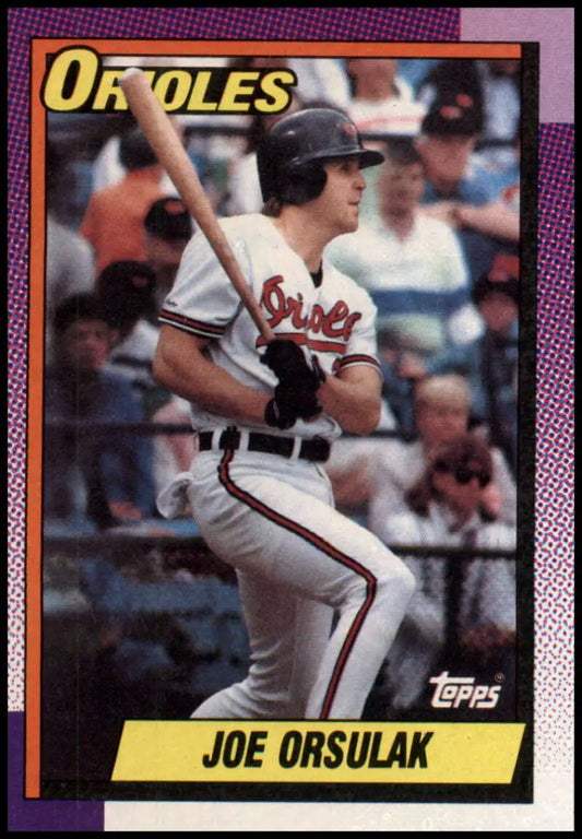 1986 Topps Baseball Card of Joe Orsulak in White Home Uniform for Baltimore Orioles